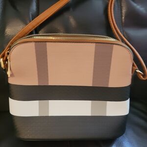 Stylish Tan and Black Women's Bag